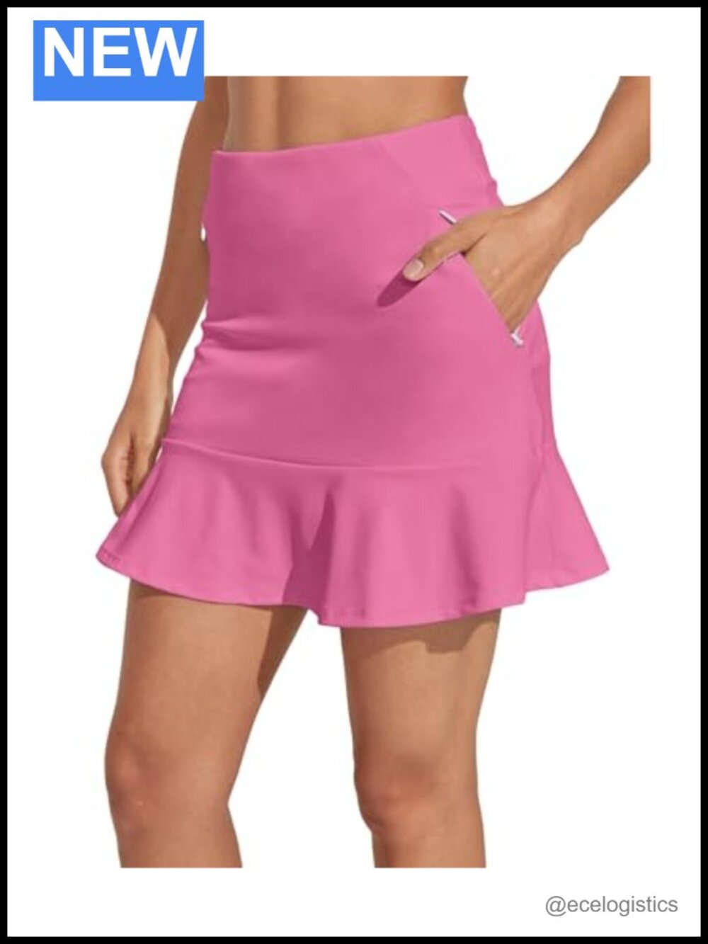 High Waisted Golf Skort with Pockets 17/19 Womens Tennis Skirt